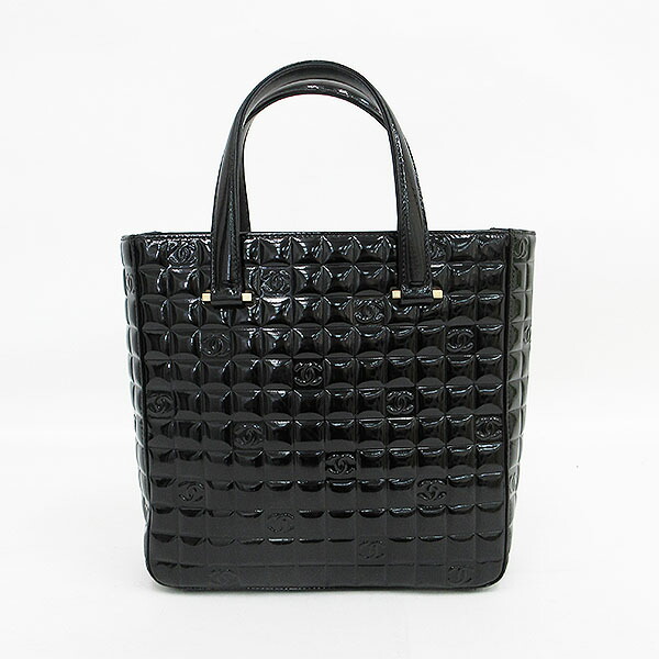 楽天市場】CHANEL(シャネル) チョコバー トートバッグ/ハンドバッグ 黒