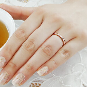 楽天市場】K18 PG【0.5ct】ダイヤモンド フルエタニティ リング【H