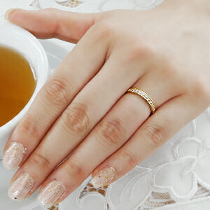 楽天市場】K10 YG/PG/WG 【0.5ct】ダイヤモンド フチありフル