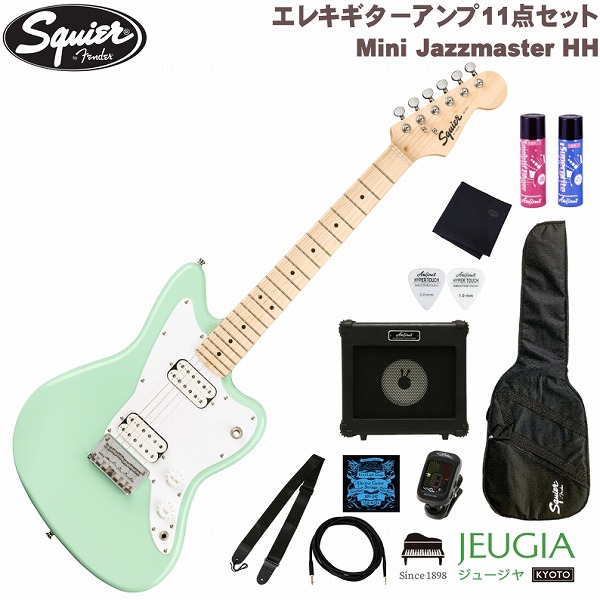 楽天市場】Squier by Fender Mini Jazzmaster HH Maple Fingerboard