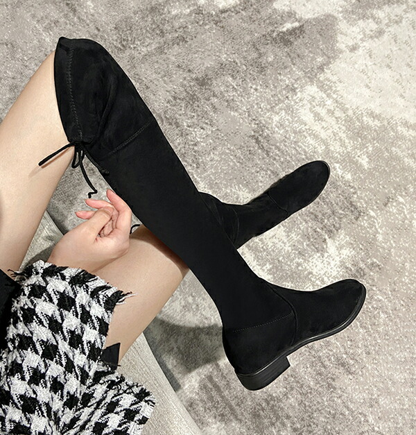 楽天市場】ソックスブーツ ブーツ レディース ニーハイブーツ