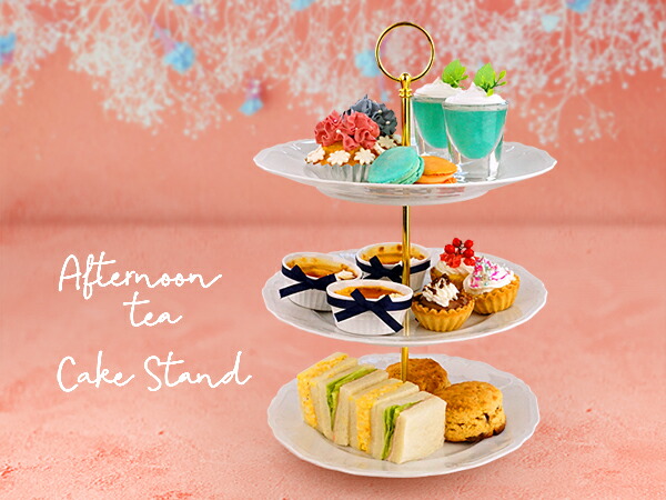 楽天市場】ケーキスタンド 3段 ゴールド 金 おしゃれ 23.5cm×35cm K's