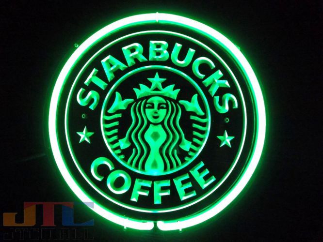 スタバ 電飾 看板 ネオンサイン スターバックス　ライト アメリカン雑貨 Yahoo!オークション -「スターバックスネオン看板」の落札相場・落札価格