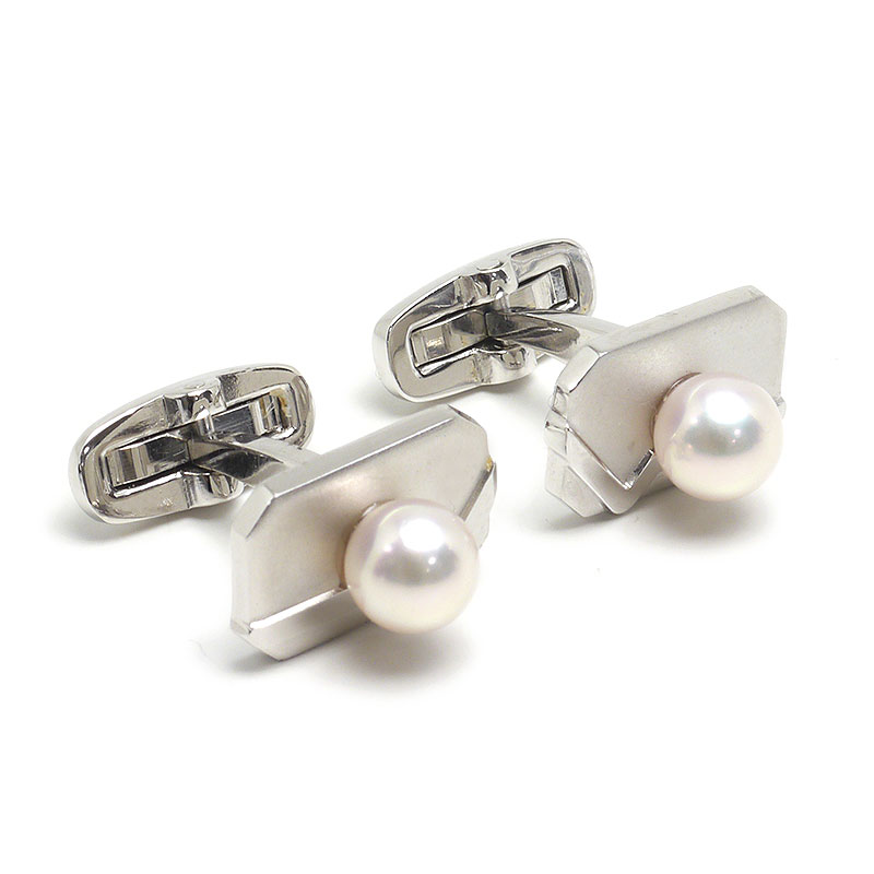 楽天市場】【中古】タサキ TASAKI カフス シルバー パール径約7mm