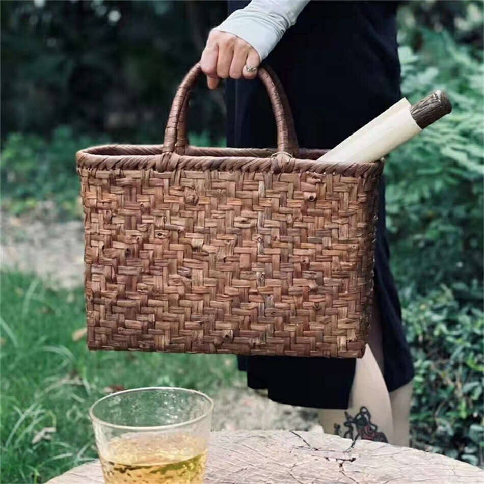 楽天市場】山葡萄かごバッグ ハンドメイド 山葡萄籠バッグ レディース