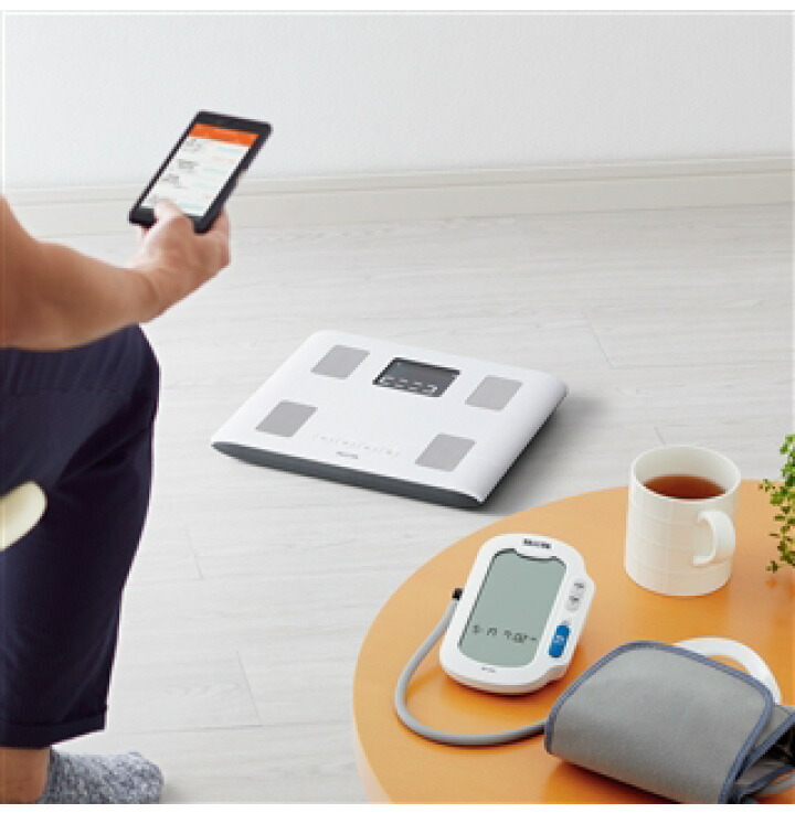 楽天市場】タニタ 体組成計 BC-332L-WH ホワイト 体重計 体脂肪計