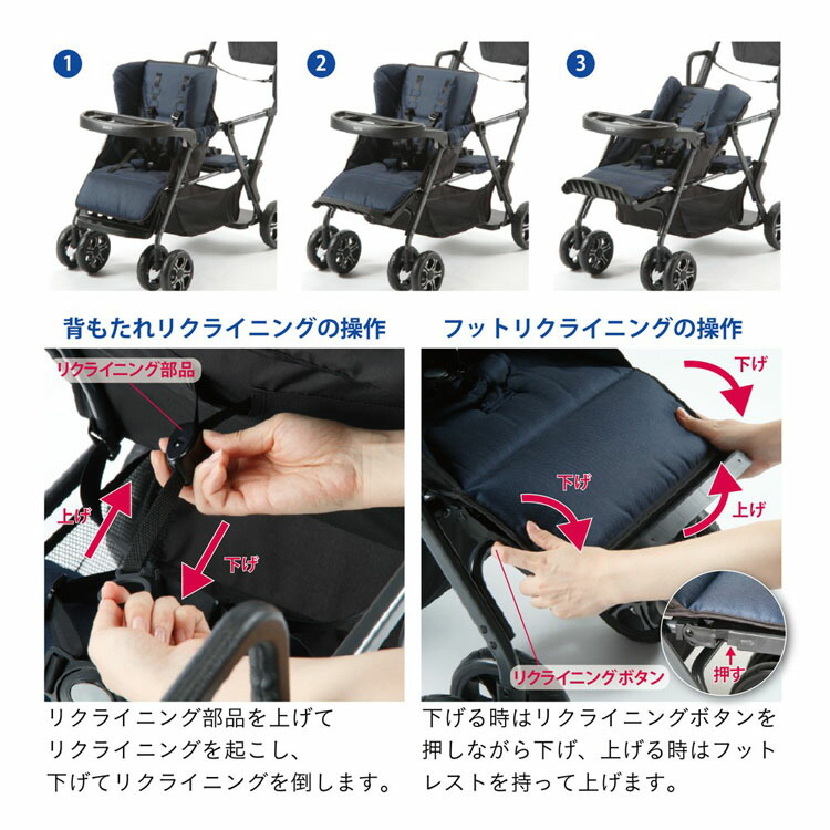 楽天市場】[最大400円OFFクーポン] ベビーカー 2人乗り KATOJI 2人で