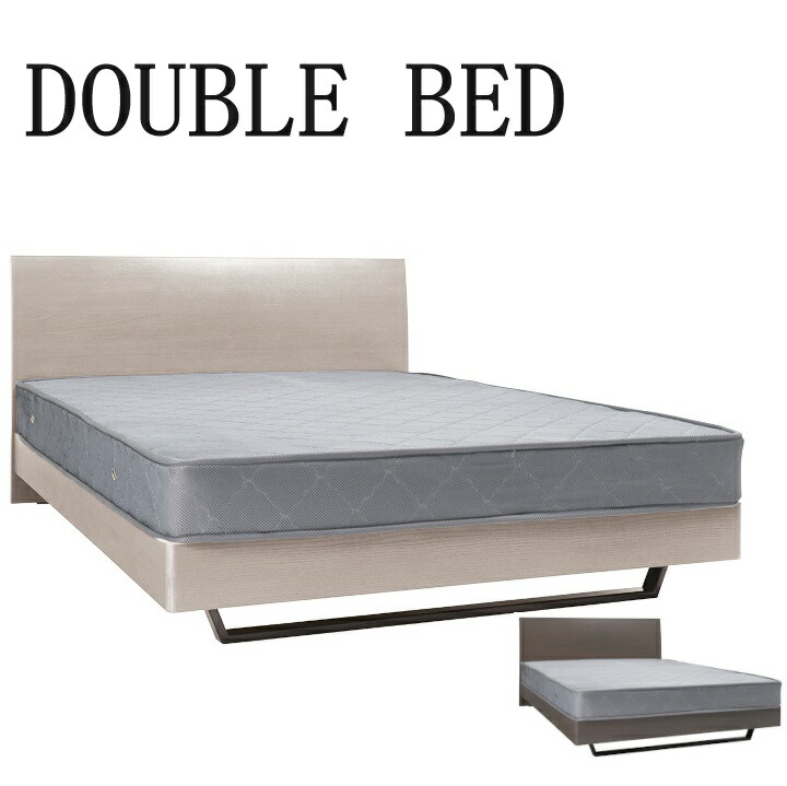 桜屋工業 シングルベッド ウッディグレー ホワイトマットレスセット 新品 桜屋工業 シングルベッド ウッディグレー ホワイトマットレスセット