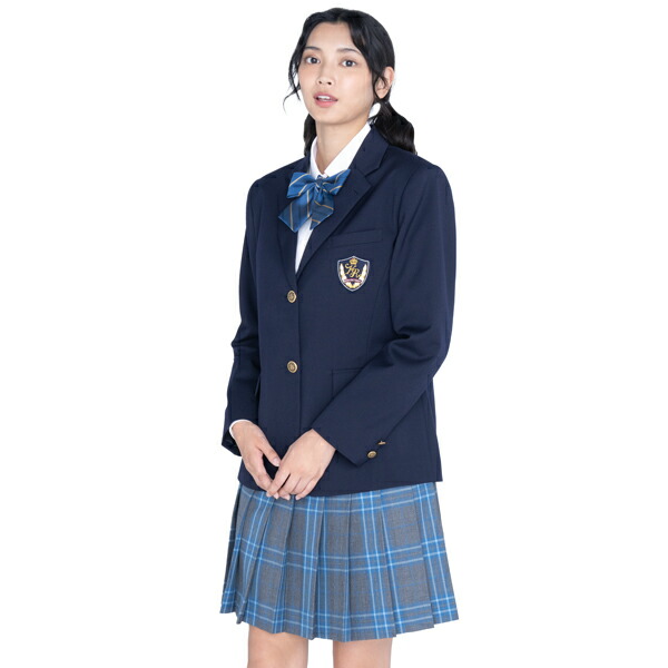 楽天市場】女子用制服ブレザー紺・軽量ストレッチ・ウォッシャブル S