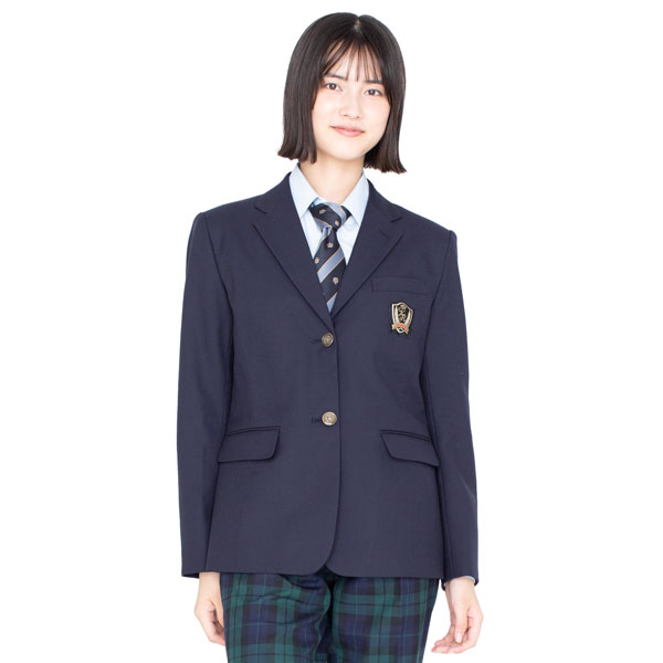 楽天市場】女子用制服ブレザー紺 ネイビー【日本製】S・M・L・BM・BL