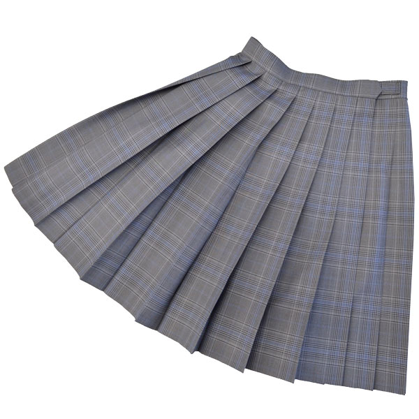 楽天市場】冬制服スカート【グレンチェック×ブルーライン】ウエスト60