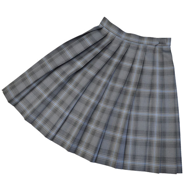 楽天市場】冬制服スカート【グレー×サックスチェック】ウエスト60・63