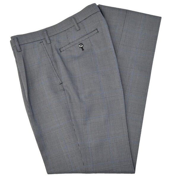 楽天市場】冬制服スラックス【グレーグレンチェック青ライン】ウエスト