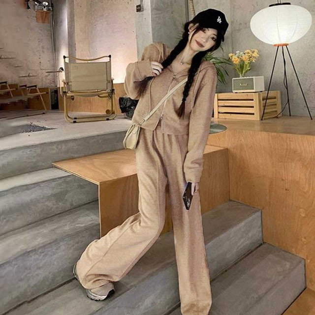 楽天市場】フード付き レディース ストレートパンツ フード付き