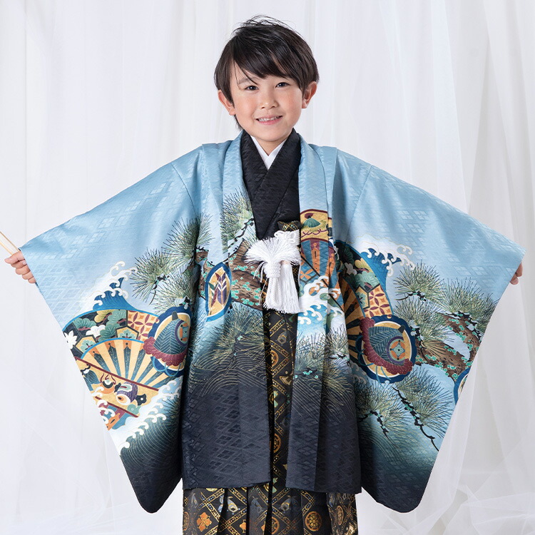 楽天市場】七五三 着物 3歳 羽織袴セット 男の子 10点フルセット