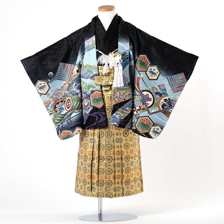 楽天市場】七五三 着物 5歳 羽織袴セット 男の子 10点フルセット