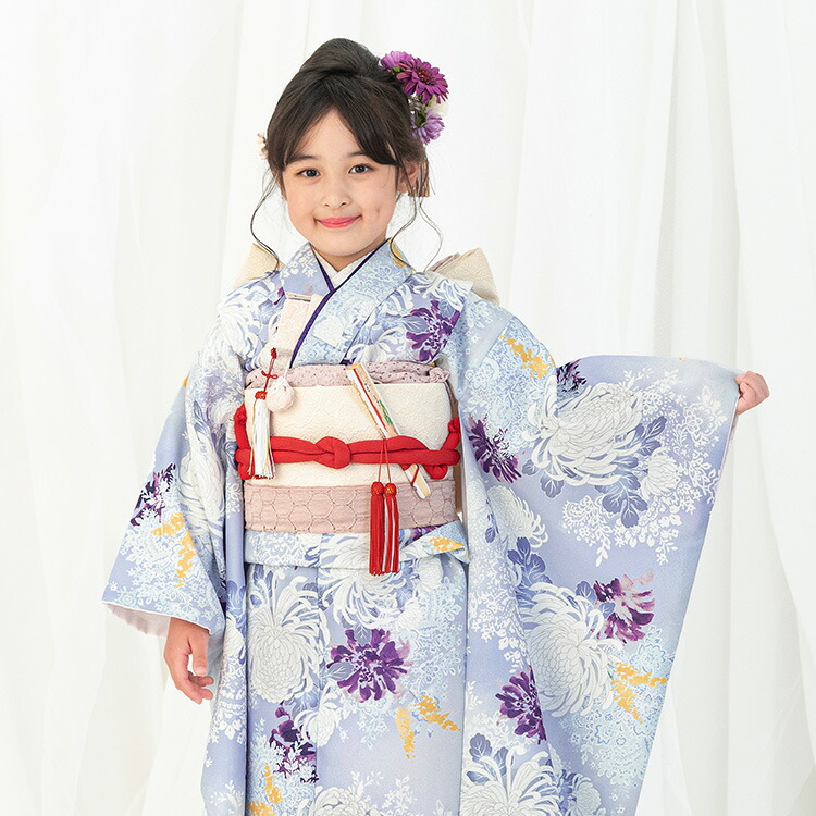 楽天市場】七五三 着物 7歳 四つ身 単品 女の子 着付けマニュアル付き