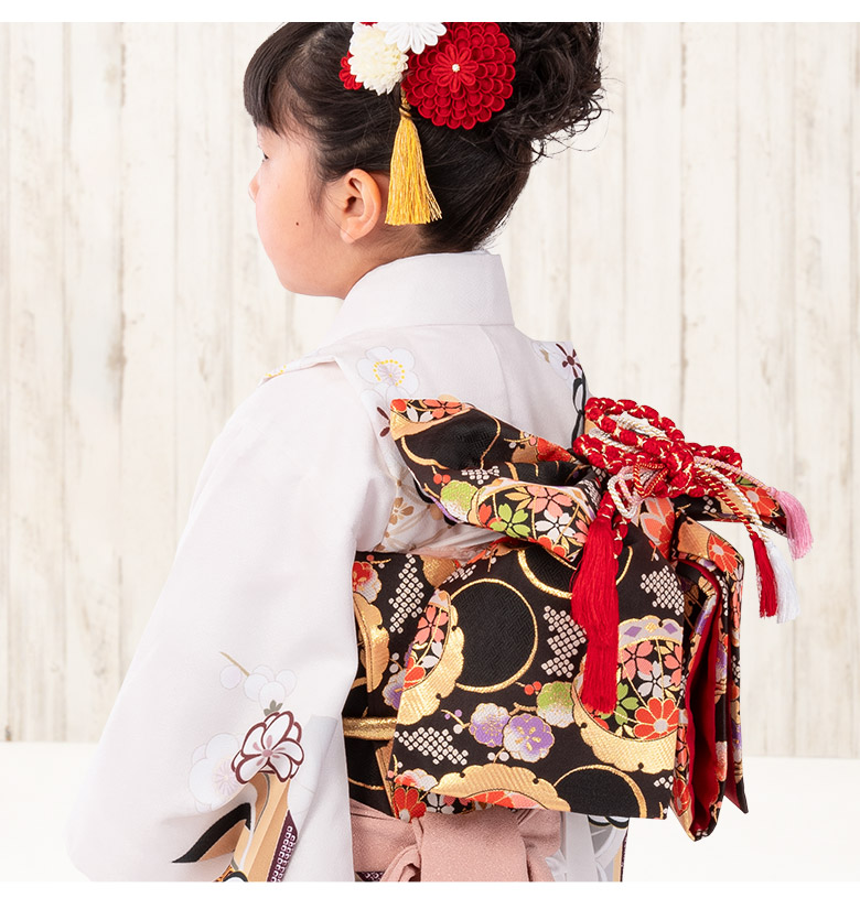 楽天市場】七五三 女の子 7歳 7才 着物 フルセット モダン 絵羽柄 古典