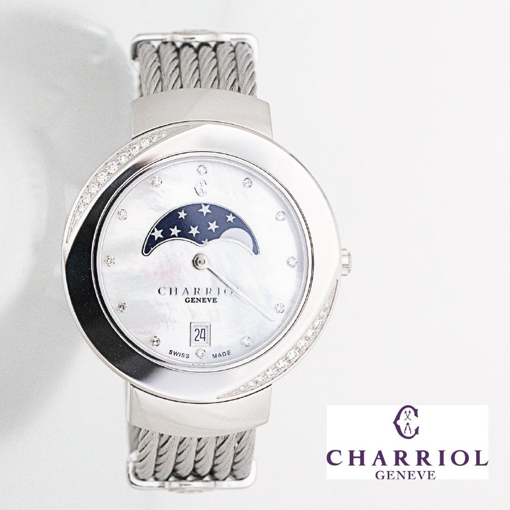 楽天市場】CHARRIOL シャリオール レディースウォッチ スイス製 月