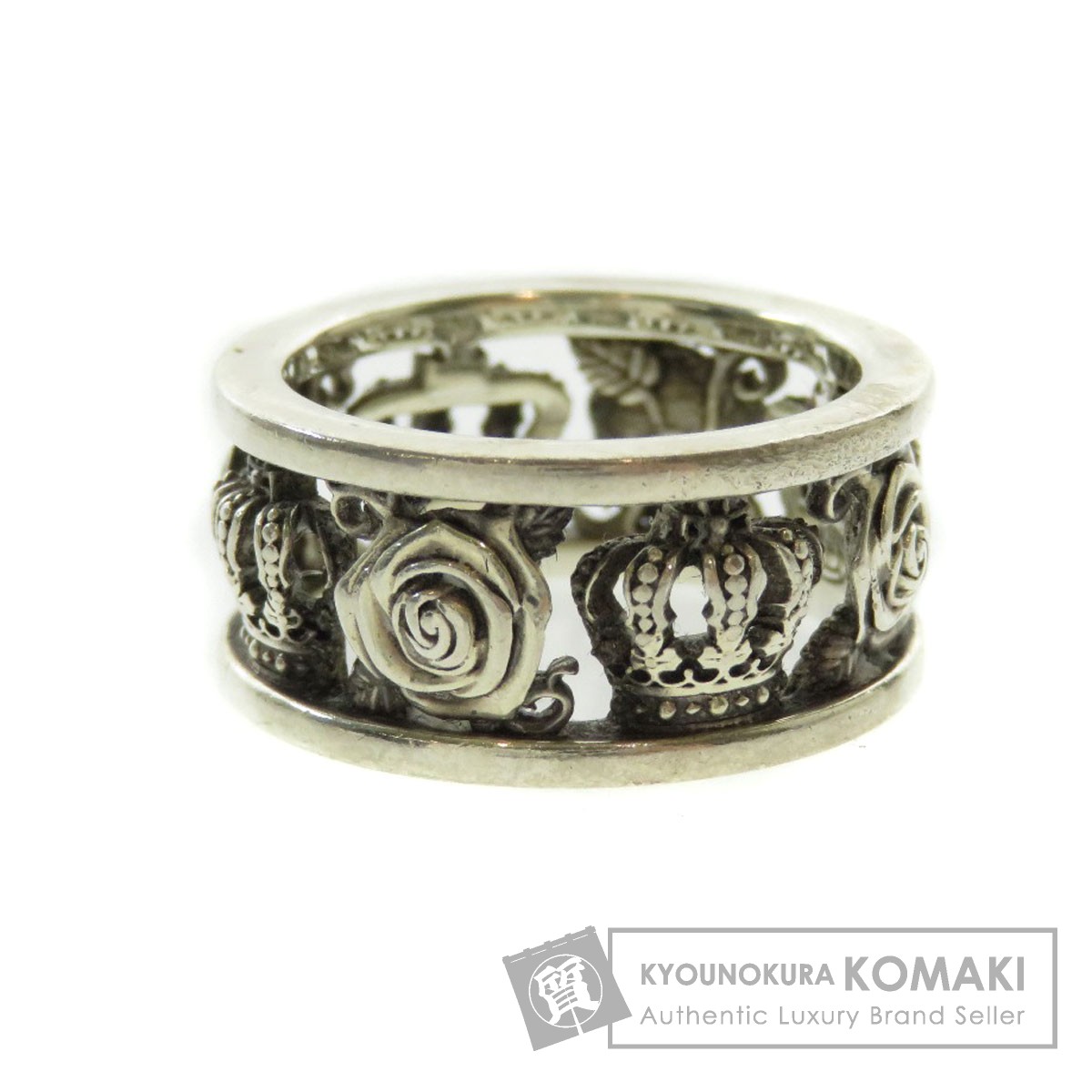 楽天市場】Justin Davis クラウン ローズ リング・指輪 シルバー925