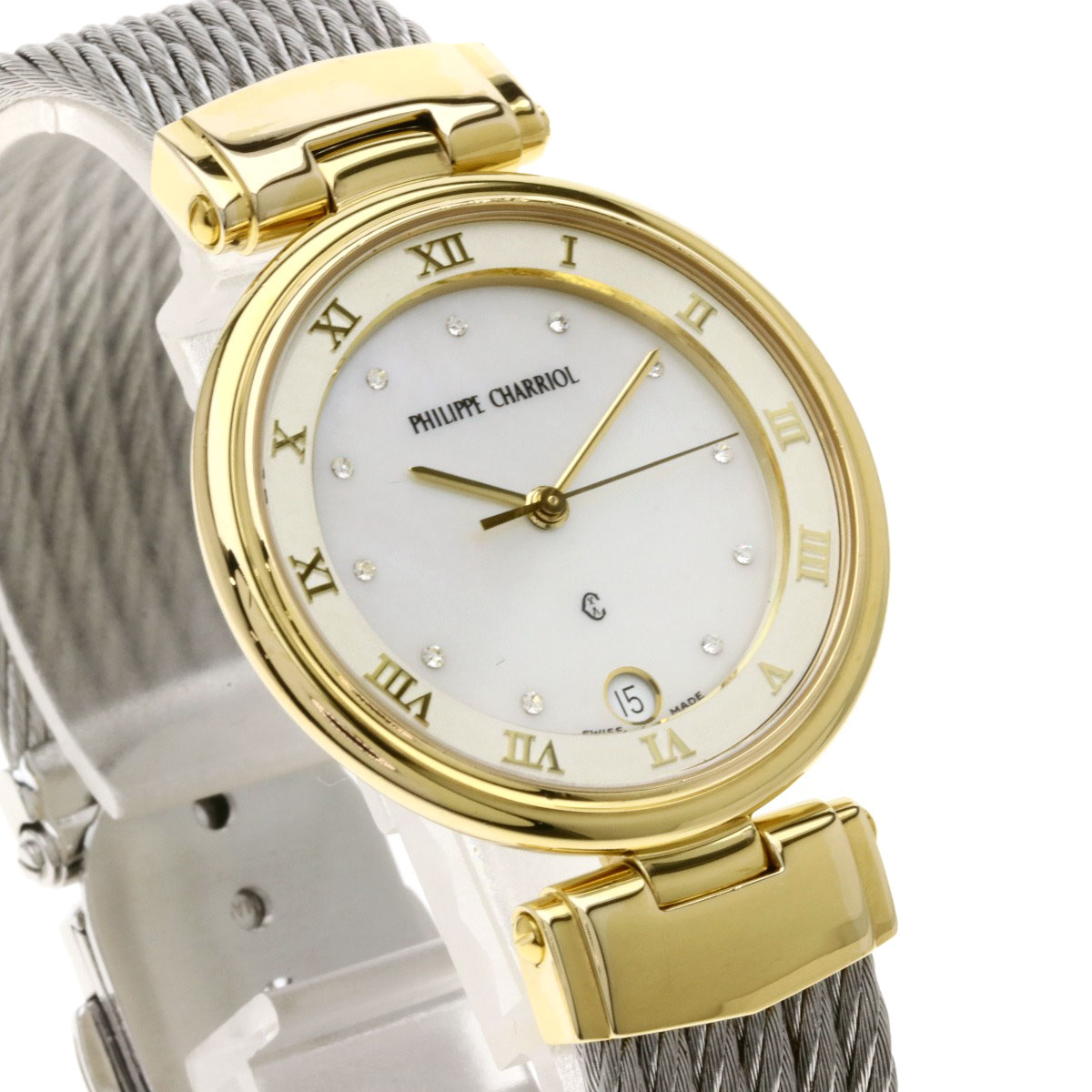 楽天市場】フィリップ・シャリオール ケルティック 腕時計 GP/SS