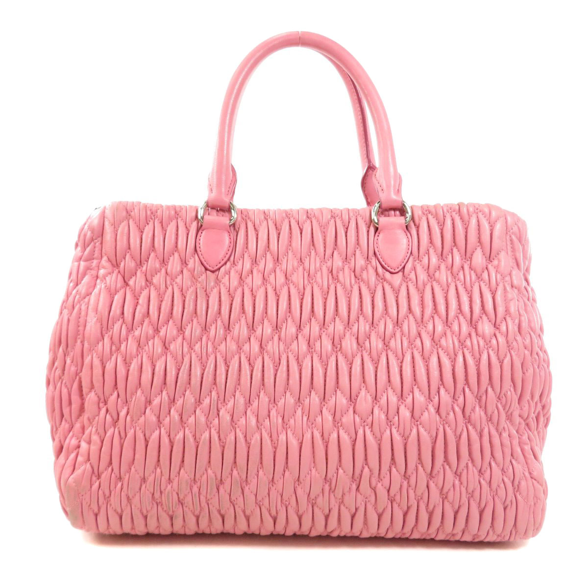 楽天市場】ミュウミュウ RN0958 ナッパ クリスタル 2way ハンドバッグ