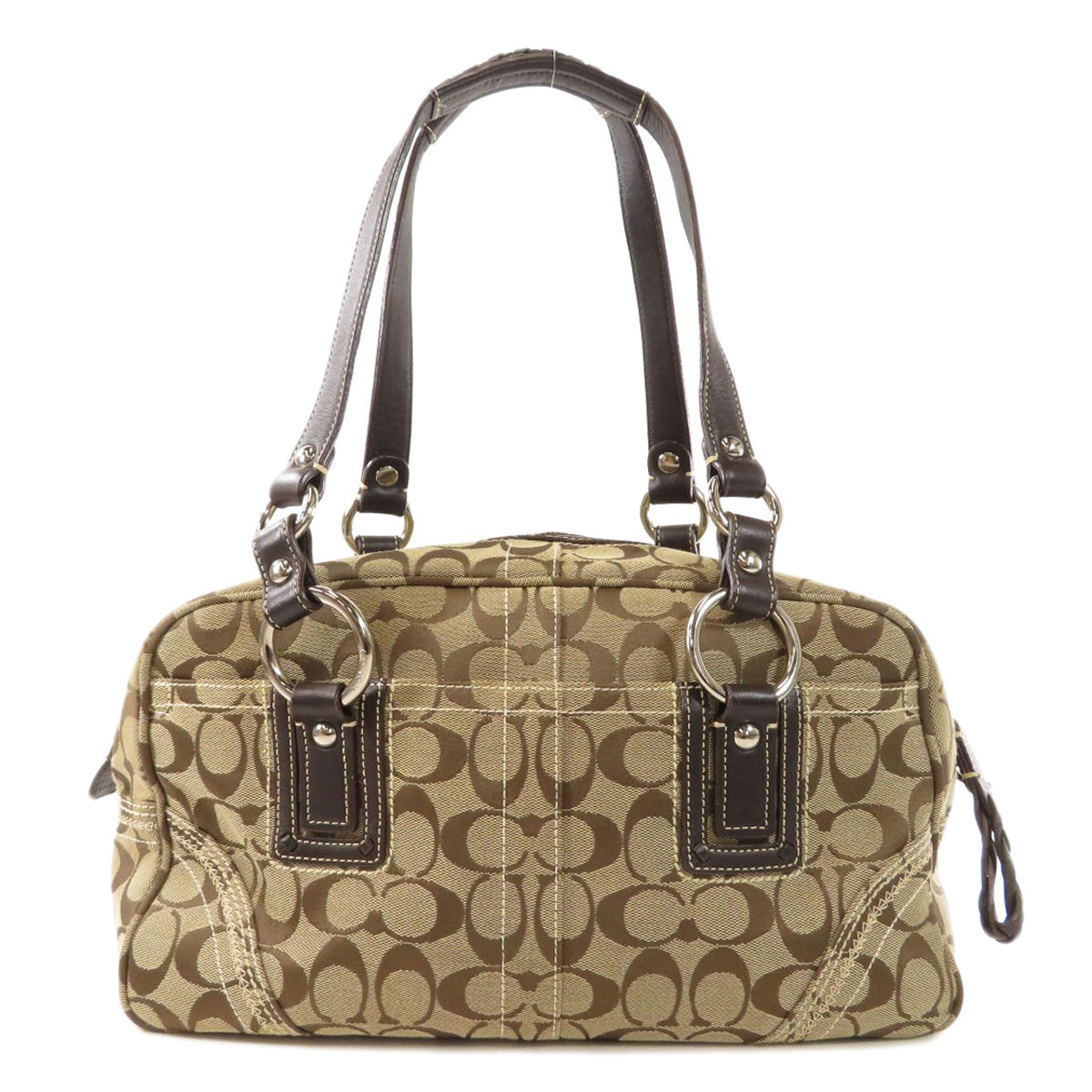 楽天市場】コーチ 10605 シグネチャー トートバッグ キャンバス/レザー