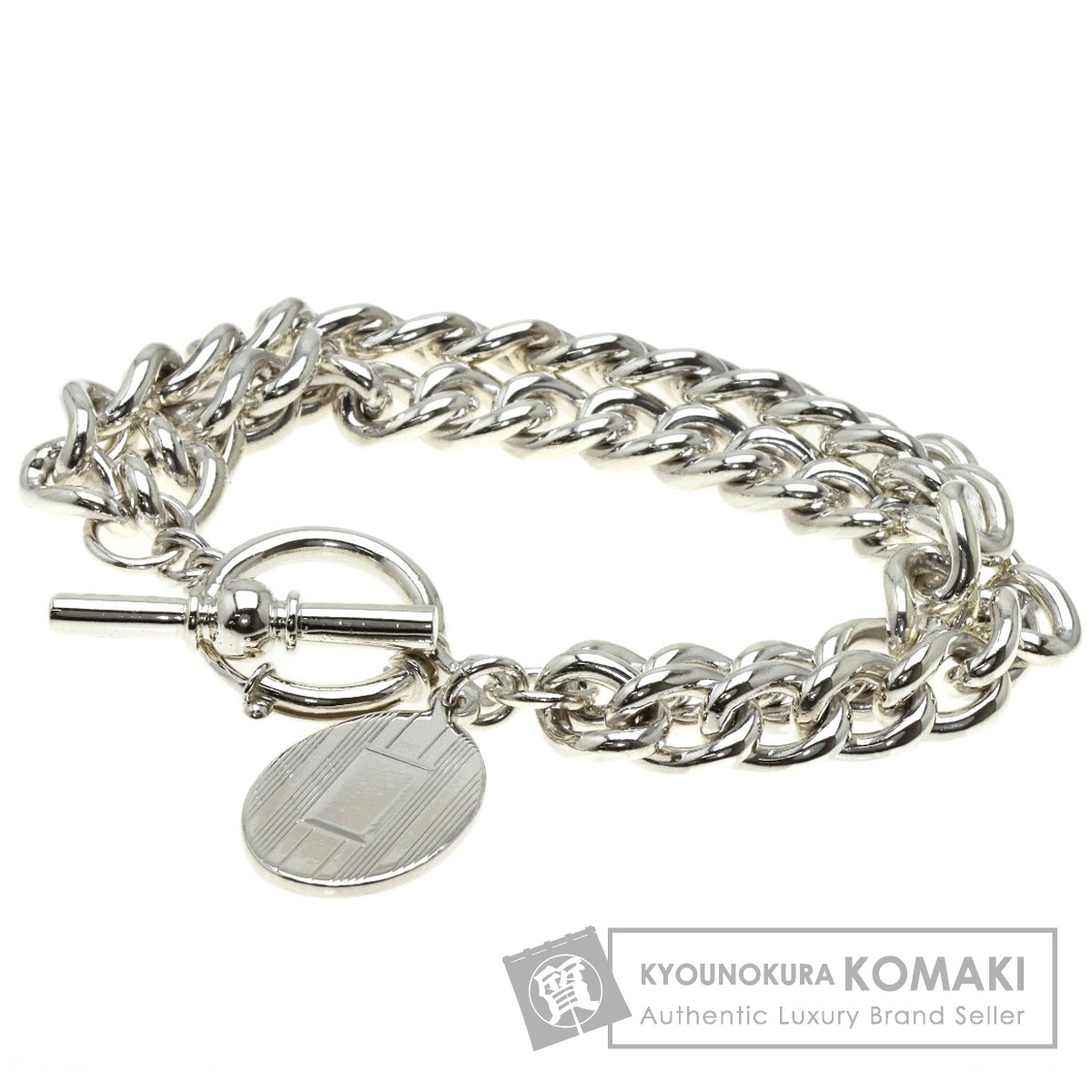 楽天市場】ラルフローレン オーバル タグ 2連 ブレスレット シルバー