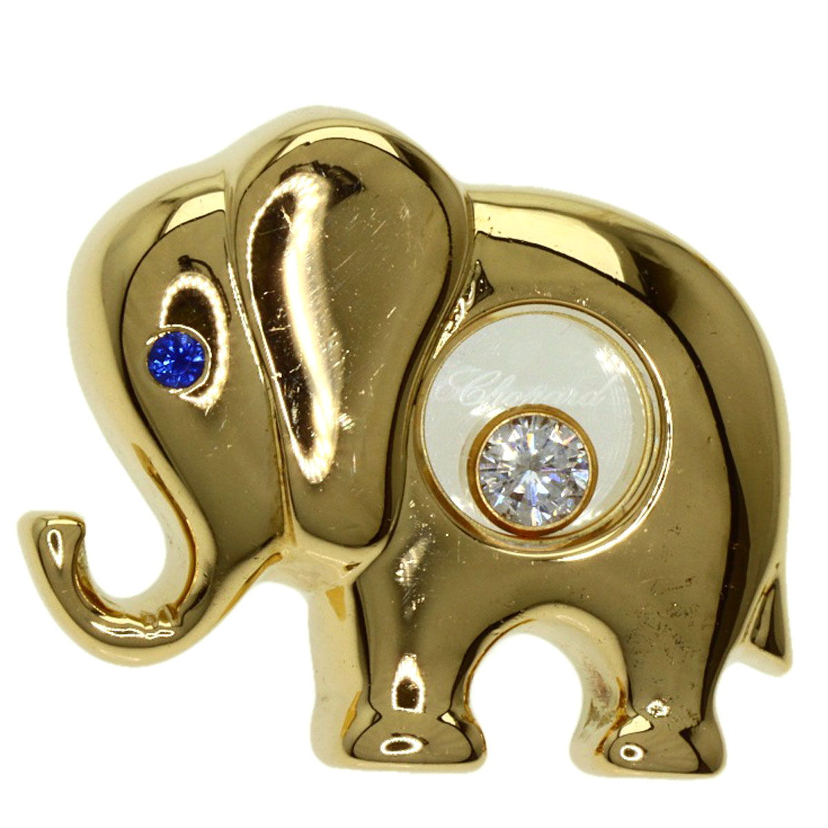 楽天市場】ショパール ハッピーダイヤモンド 象モチーフ ピンブローチ