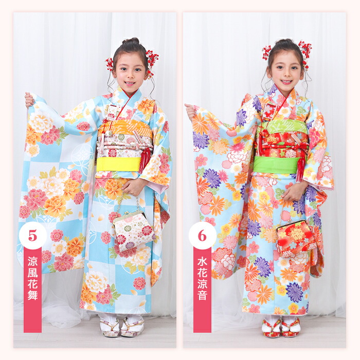 楽天市場】七五三 女の子 着物 7歳 ( 四つ身 着物 豪華15点 フルセット