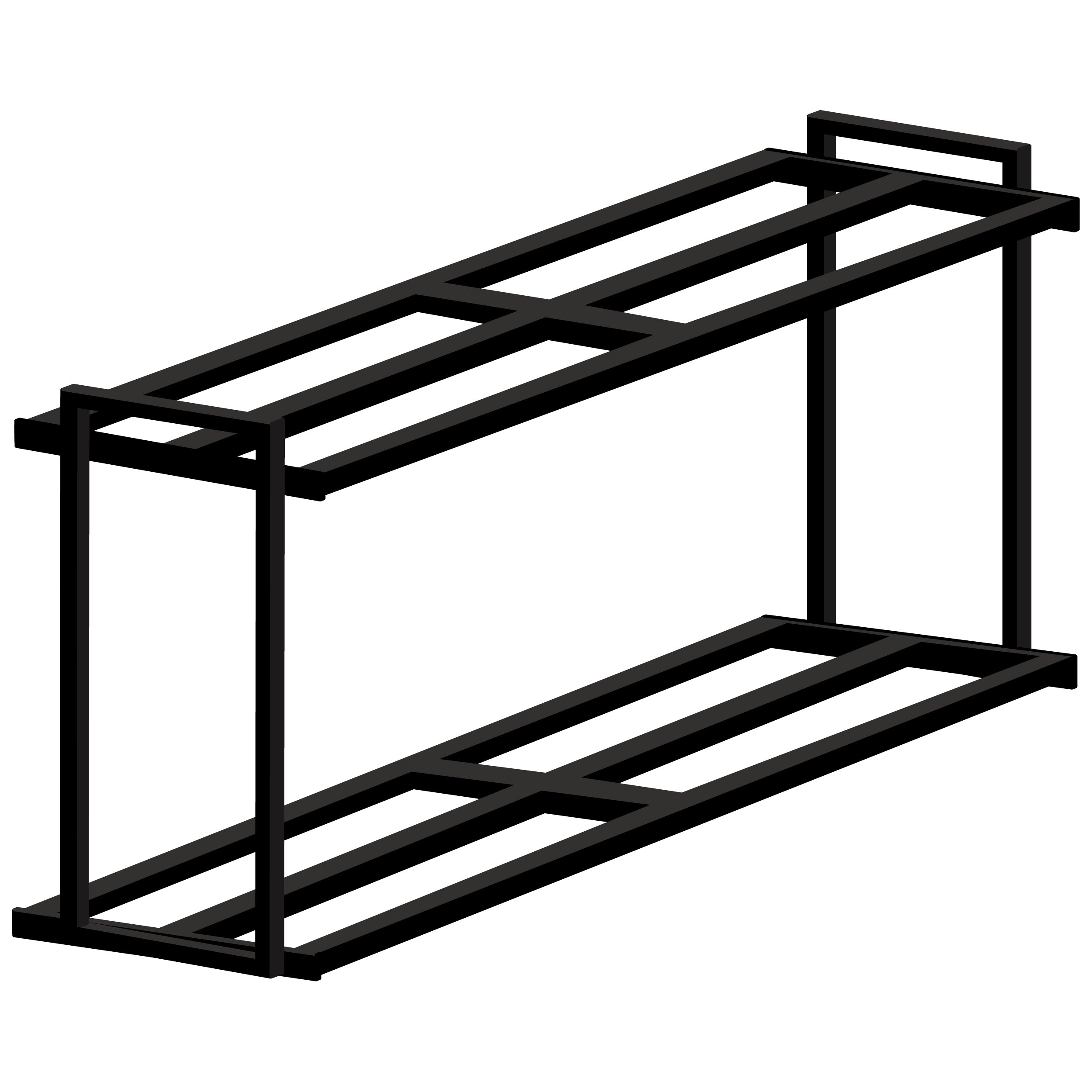 楽天市場】ジェックス スチールスタンド1200 組立式水槽台 上下2段設置