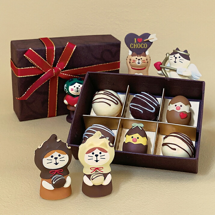 楽天市場】【】コンコンブル チョコたまご ビター&ホワイト 2体セット