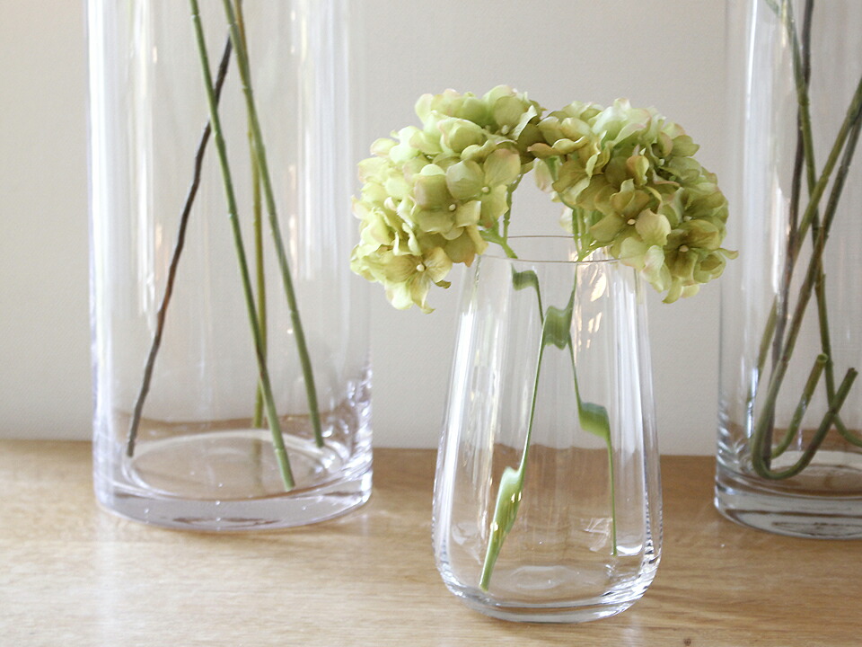 楽天市場】フラワーベース ガラス シンプル クリア 花瓶 一輪挿し 直径