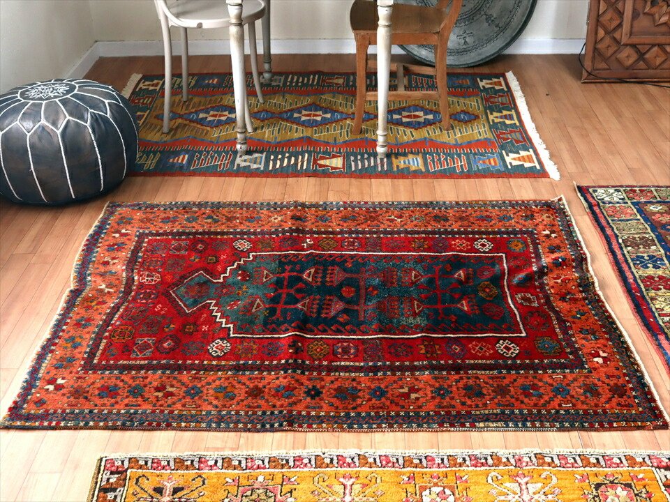 楽天市場】トルコ絨毯 オールドカーペット154×115cmミフラープデザイン