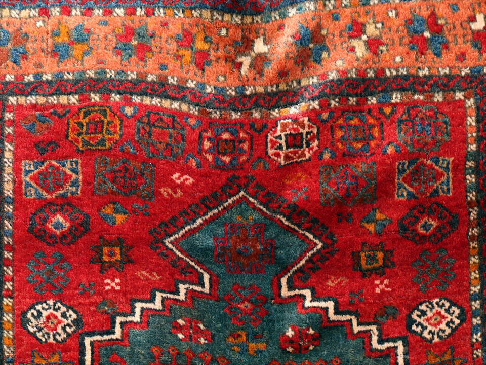 楽天市場】トルコ絨毯 オールドカーペット154×115cmミフラープデザイン