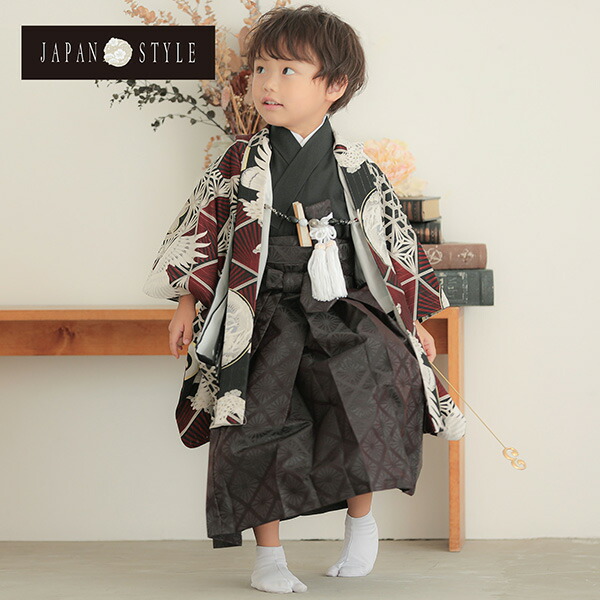 楽天市場】七五三 着物 男の子 3歳 ブランド 羽織袴セット JAPAN STYLE