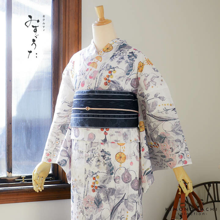 楽天市場】浴衣 レディース ブランド浴衣 単品「みすゞうた みんなを