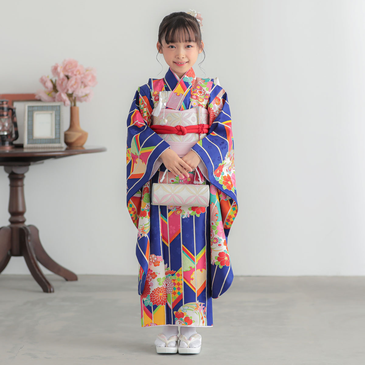 楽天市場】【レンタル】753 七五三 着物 7歳 フルセット 女の子