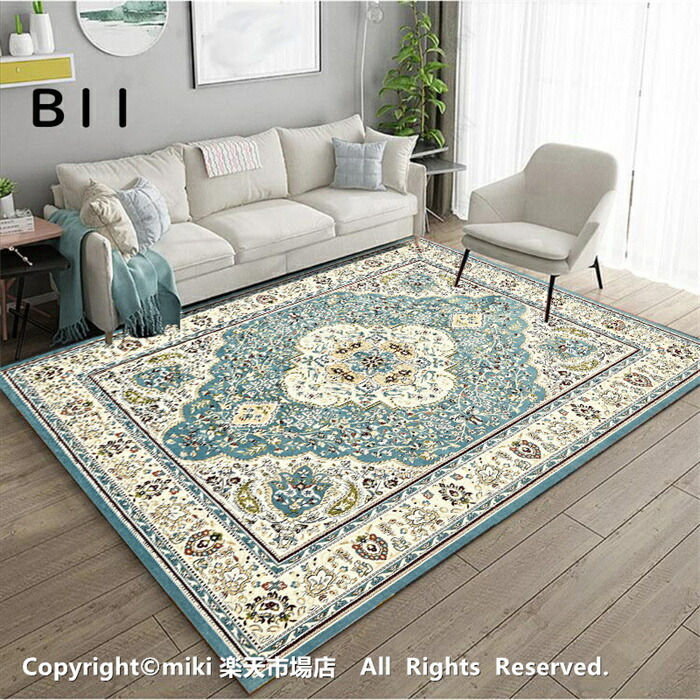 楽天市場】送料無料 20色 カーペット 長方形 玄関マット トルコ絨毯