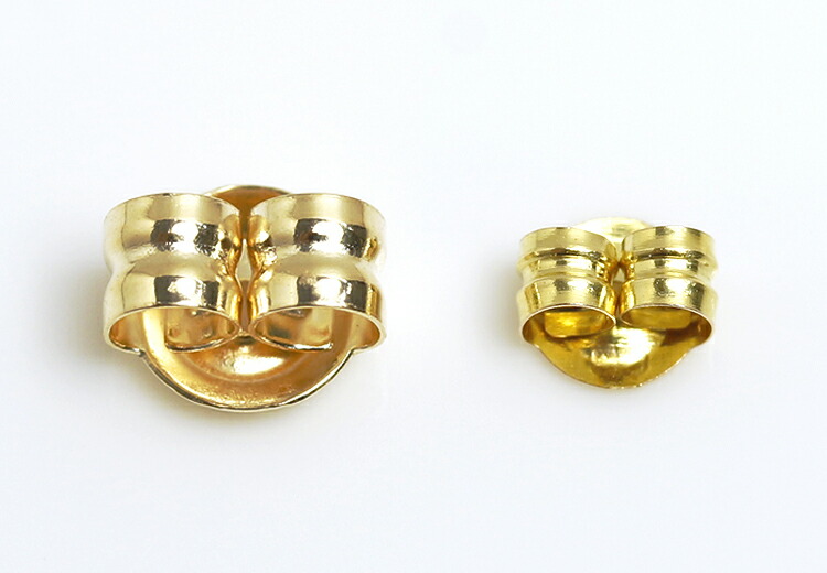 K18金 まとめ売り ピアスキャッチ 丸カン付き 18個 9ピア セット