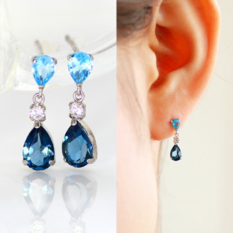 楽天市場】【最短当日出荷】 ロンドンブルートパーズ K14 ホワイト