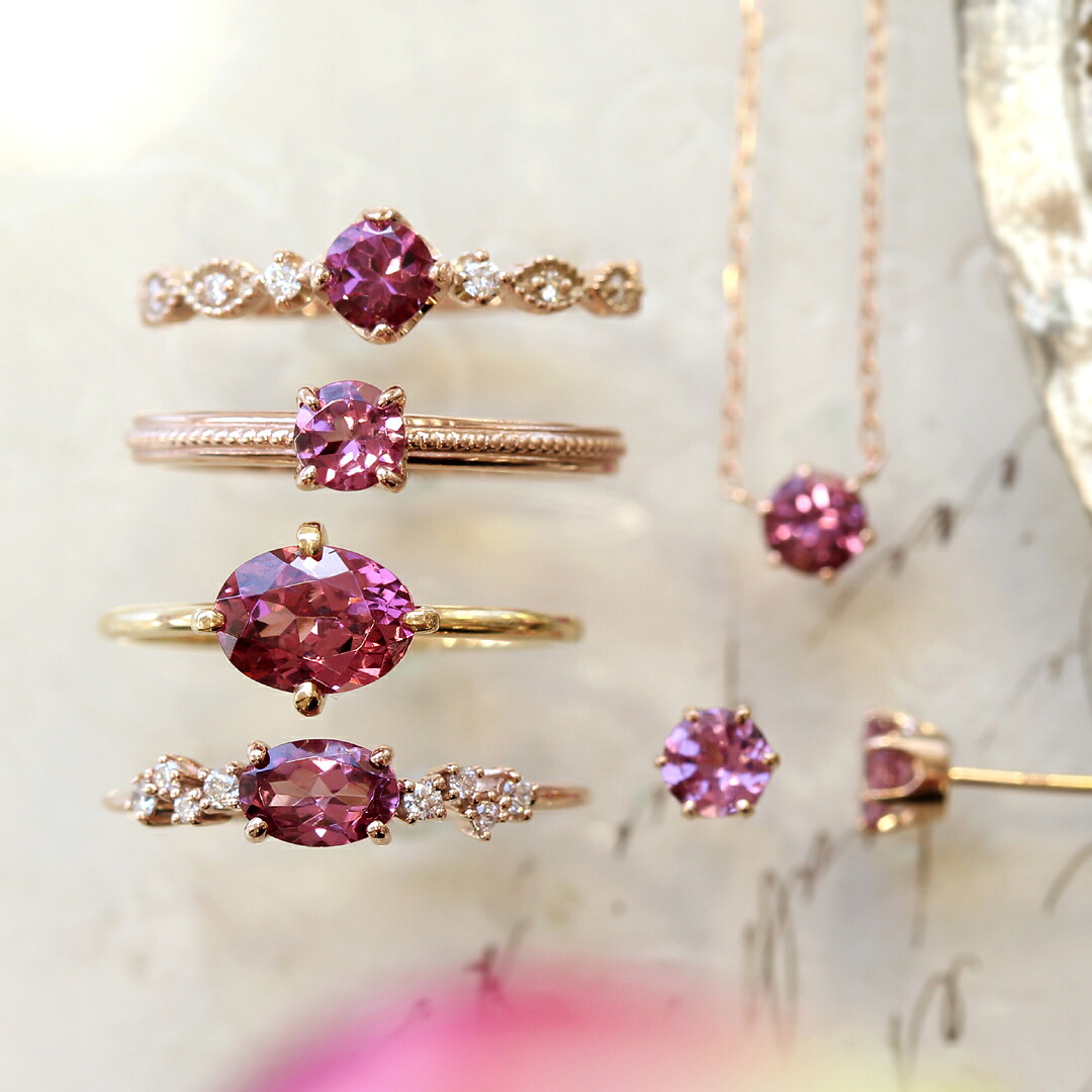 ネココネコ】K18PG マラヤガーネットリング 10.5号 imgrc0077803090.jpg