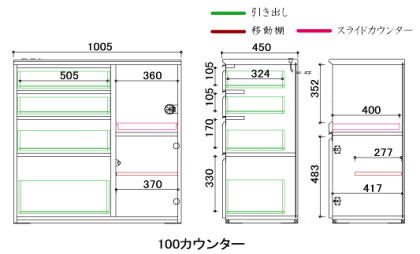 楽天市場】キッチンカウンター ハイカウンター Nワルツ N-WALTZ 幅