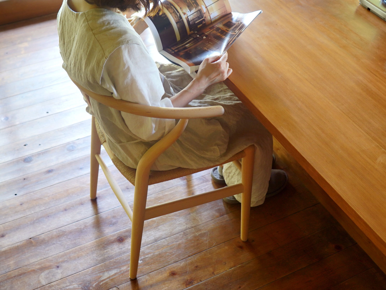 楽天市場】Yチェア CH24 オーク/オイルフィニッシュ 座面高さ45cm CARL