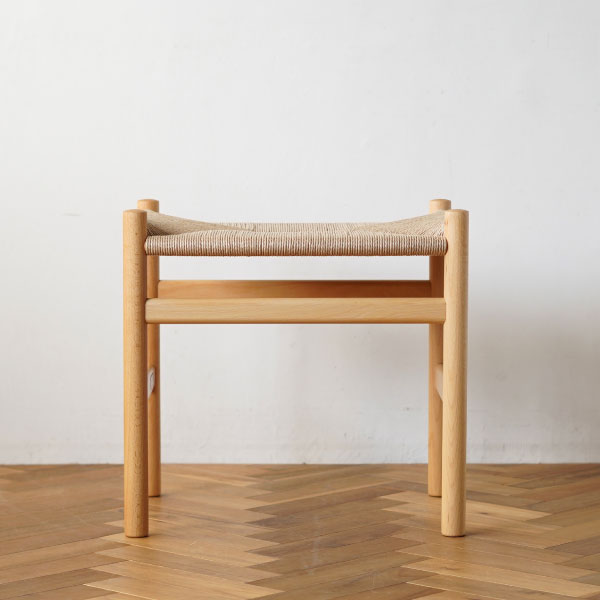 楽天市場】CH53 フットスツール ビーチ/オイルフィニッシュ CARL