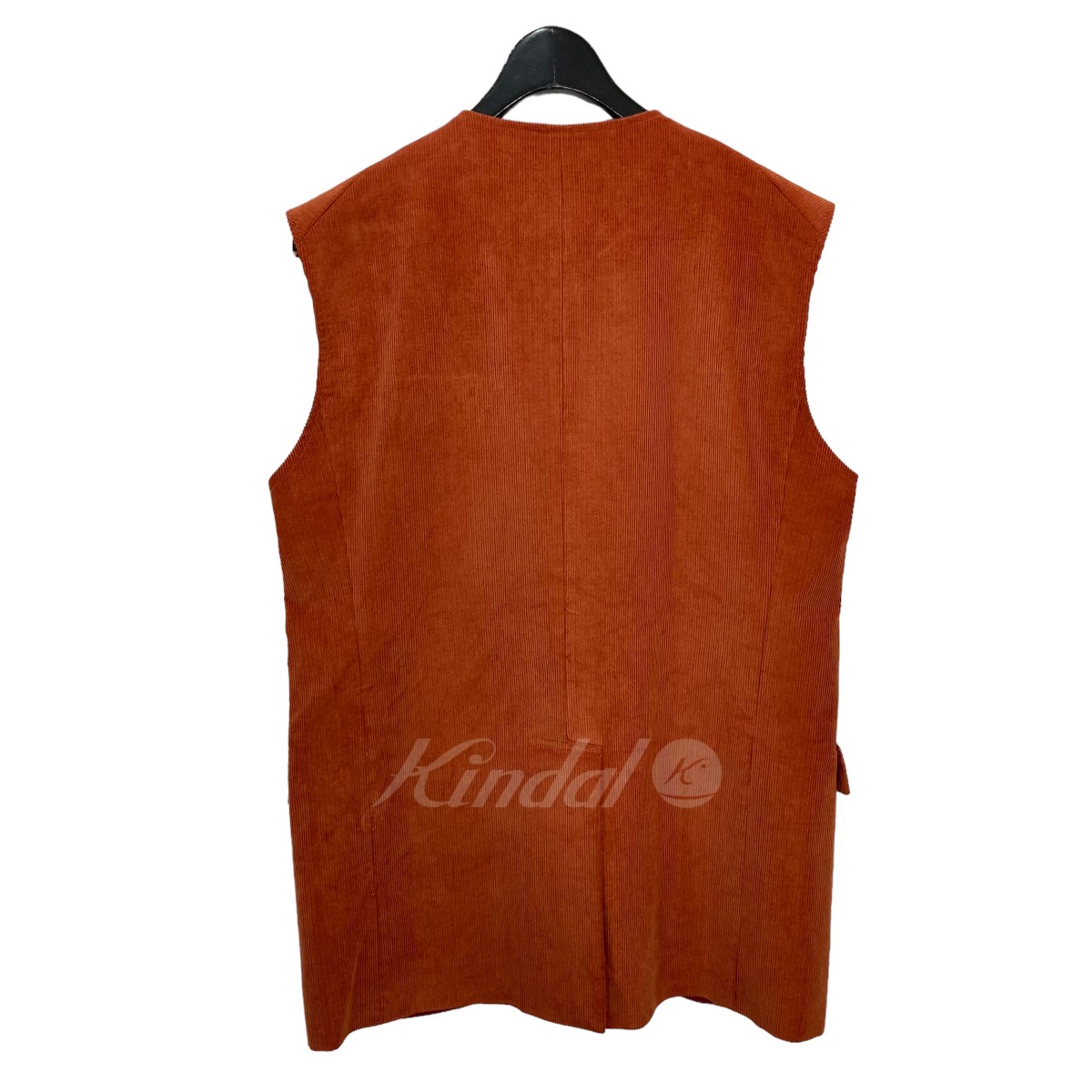 希少 LUTAYS コーデュロイ ベスト ブラウン valmont 希少】LUTAYS