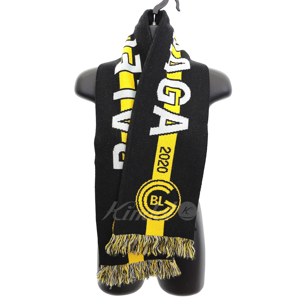 楽天市場】【中古】BALENCIAGAサッカーニットロゴマフラー 640920