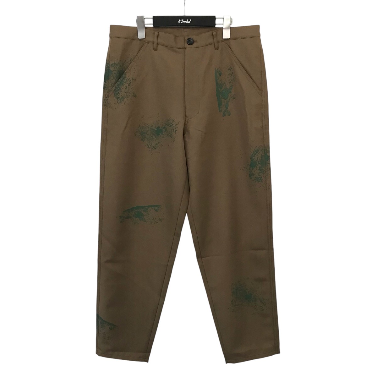 コムデギャルソンシャツ 24ss ペイント加工パンツ ポリエステル