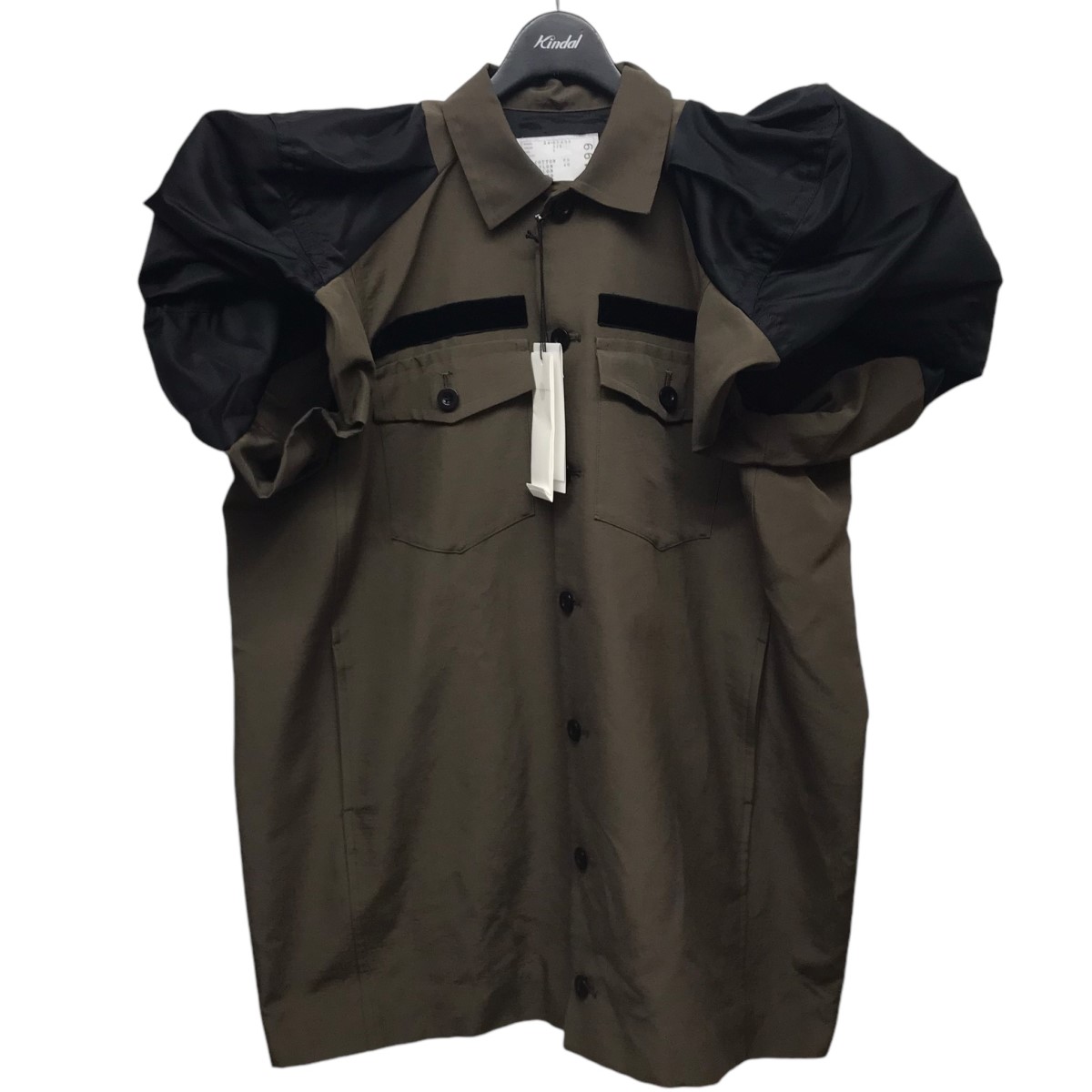 楽天市場】【中古】sacai24AW「Nylon Twill Mix Grosgrain Dress