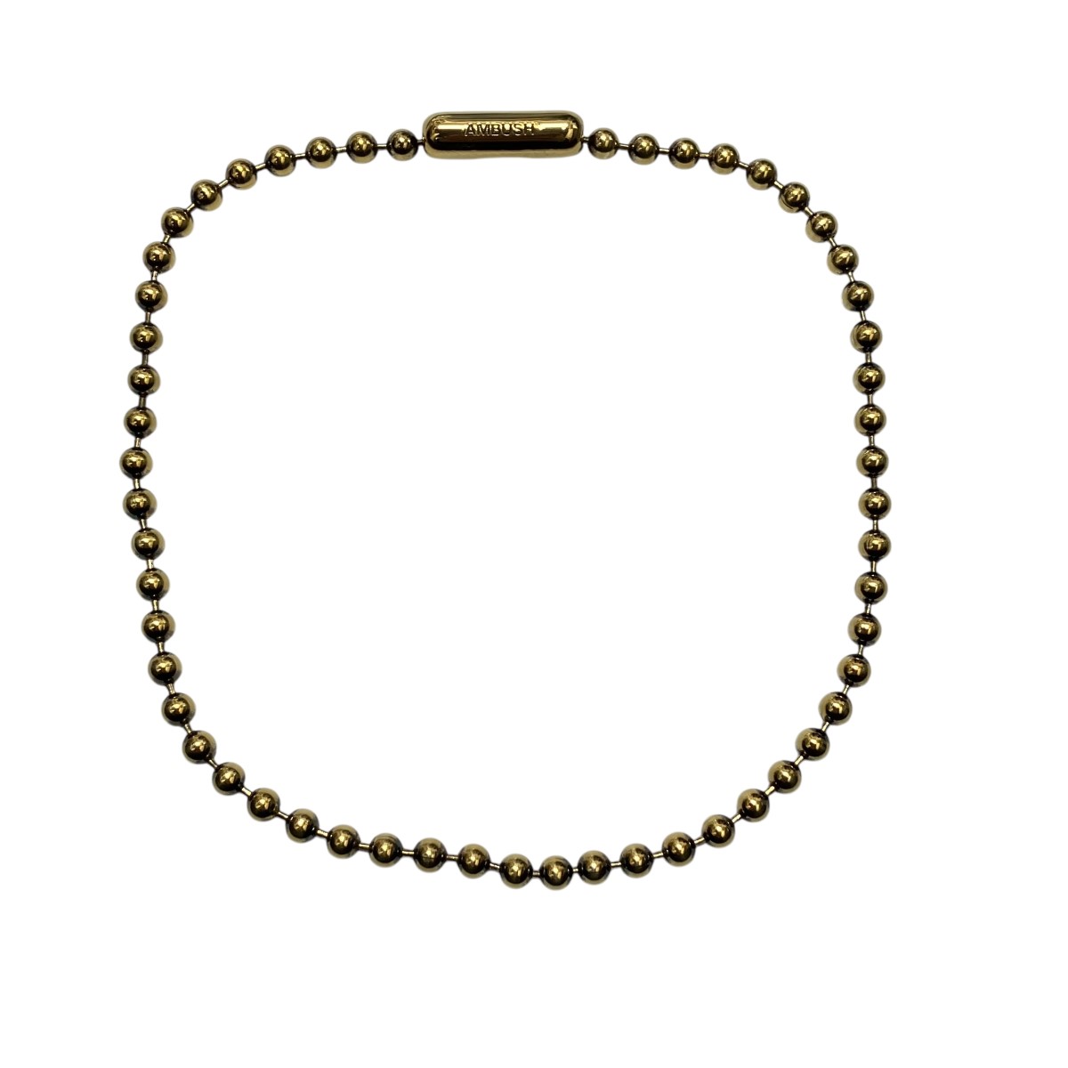 楽天市場】【中古】AMBUSHボールチェーン ネックレス ゴールド【価格